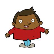 cartoon happy man N366