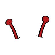 cartoon alien antennae N15