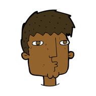 cartoon curious man N53