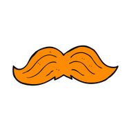 cartoon ginger mustache N8