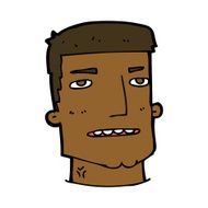 cartoon male head N8