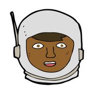 cartoon astronaut head N8
