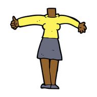 cartoon female body (add photos or mix and match cartoons) N182