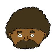Cartoon Man With Mustache N82