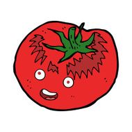 Cartoon Tomato N113