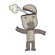 cartoon funny robot N65