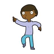 Cartoon Boy Pointing N24