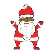 cartoon ugly santa claus N8