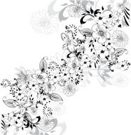 Background with floral element