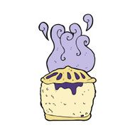 Cartoon Blueberry Pie N6