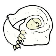 Cartoon Scarf N17