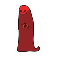 cartoon halloween ghoul N13