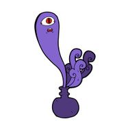 cartoon halloween ghost in bottle N14