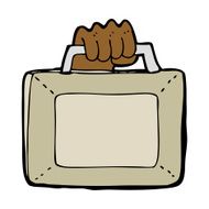 cartoon briefcase N7