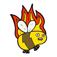 Cartoon Bee N117