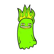 funny cartoon ghost N72