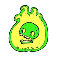 cartoon halloween flame border N6