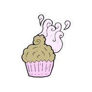 cartoon cupcake N113
