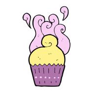 cartoon cupcake N114