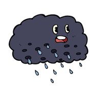 Cartoon Rain Cloud N40