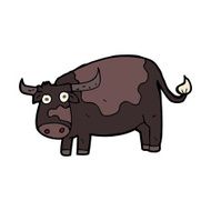 Cartoon Cow N75