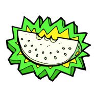 cartoon melon slice N22