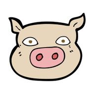 Cartoon Pig Face N14