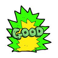 cartoon explosion good symbol N4