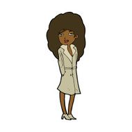 Cartoon Female Spy N29