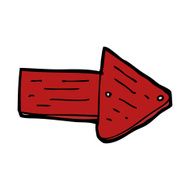 cartoon pointing arrow symbol N4