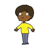 cartoon surprised man N113