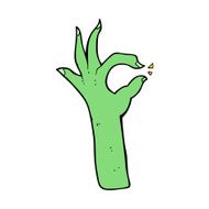 cartoon most excellent hand gesture N8