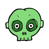 cartoon halloween skull mask N8