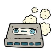 cartoon cassette tape N23