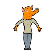 cartoon fox woman N4