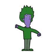 cartoon vampire man N86