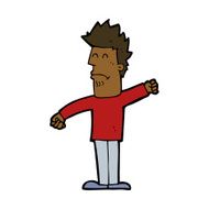 cartoon stressed man N58