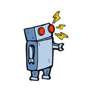 Cartoon Robot N229