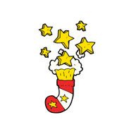 cartoon magic christmas stocking N8