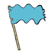 Cartoon White Flag N16