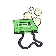 cartoon cassette tape N25