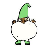 cartoon tiny santa N15