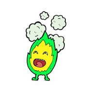 Cartoon Flame Character N10