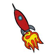 Cartoon Spaceship N42