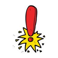 Cartoon Exclamation Mark N8