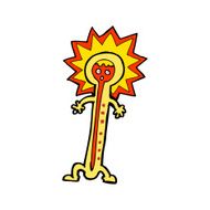 cartoon hot thermometer N9