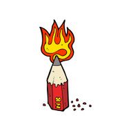 cartoon pencil stub N8