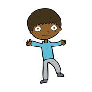 cartoon happy boy N193