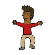 cartoon stressed out man N20