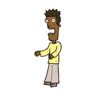 cartoon man freaking out N8